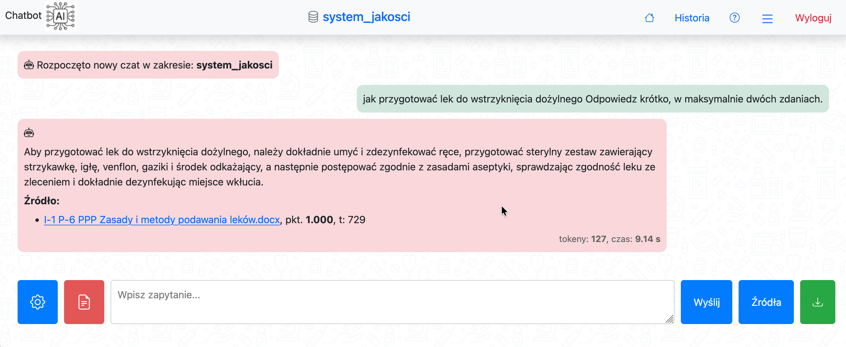 Przykład konwersacji