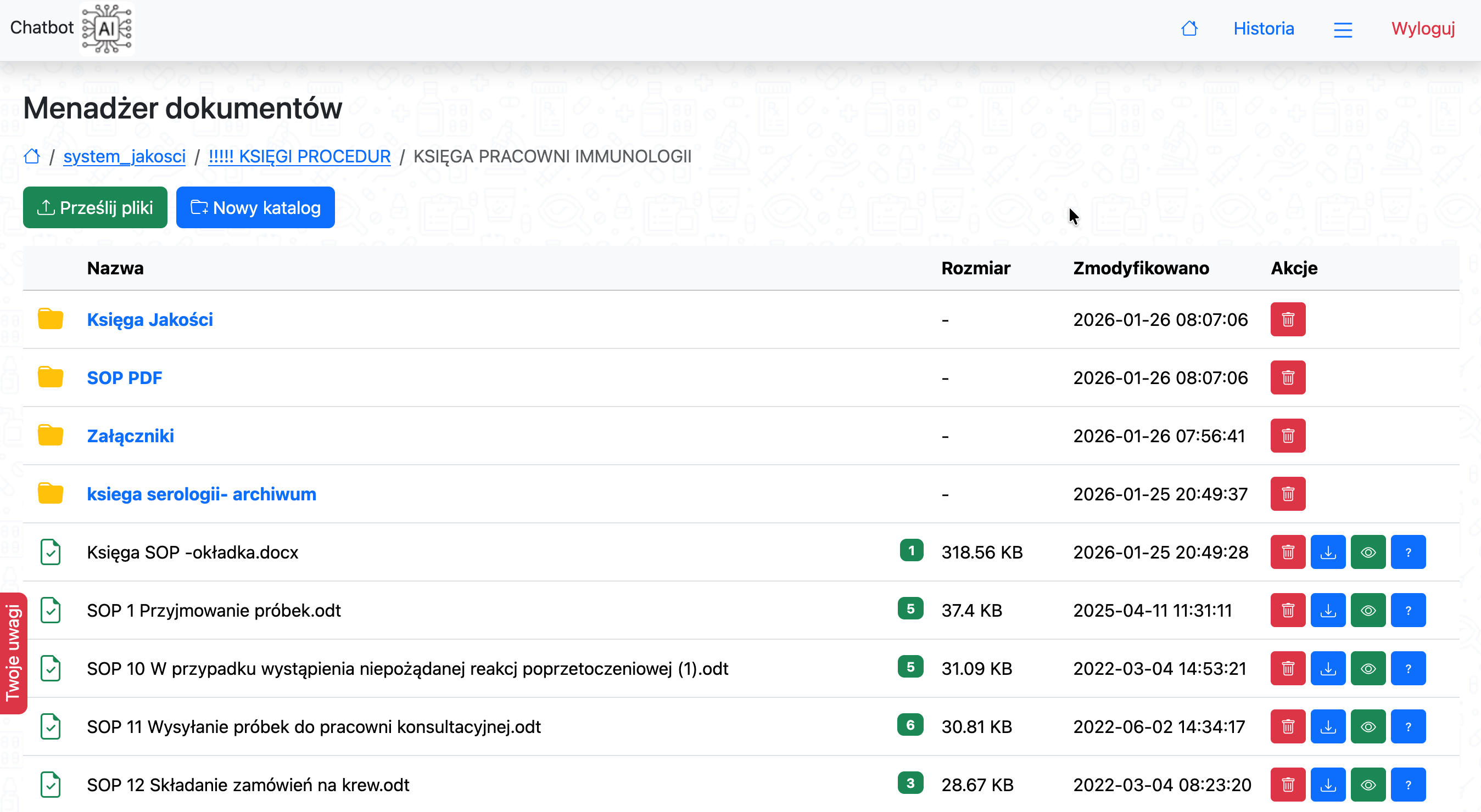 Menadżer dokumentów